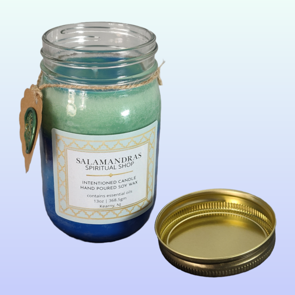 Aquarius Zodiac Candle – Illuminating Your Free Spirit - Image 3